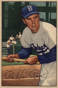 1953 Topps - Pee Wee Reese #76 (Shortstop) (Hall of Fame 1