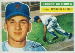 1955 Topps Double Headers Harmon Killebrew Hall of Fame Rookie (RC) - SGC 7  NM