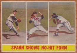 1956 Topps #10 Warren Spahn Milwaukee Braves Baseball Card Low Grade