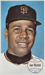 Juan Marichal 1962 Topps Baseball Card original Issue as 