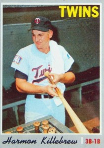 Harmon Killebrew 1961 Topps #80 Minnesota Twins VG