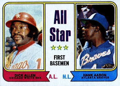 1974 Hank Aaron - All Star team from DAHoF  Baseball cards, Braves  baseball, Hank aaron