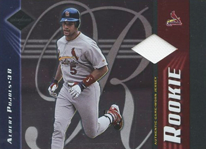 2003 Timeless Treasures Rookie Year Albert Pujols Jersey Patch Card #' –  GradePlusTrade