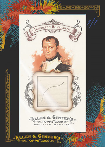 2009 Topps Allen And Ginter Insert Cards - You Pick From List - 15+ Cards Get FREE US Shipping (Ungraded, Near Mint+)