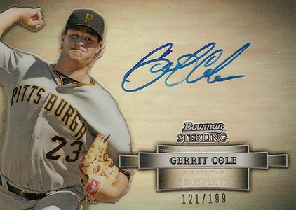 Facsimile Autographed Gerrit Cole New York Grey Reprint Laser Auto