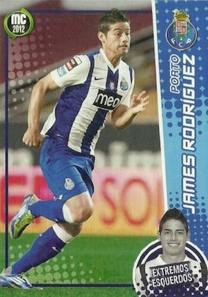 James Rodriguez Rookie Sticker #377 Panini Futebol 2010-11 Porto