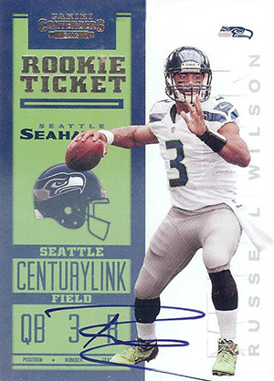 Russell Wilson Autographed 2012 Bowman Rookie Card #116 Seattle