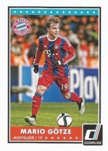 2015 Panini Donruss Soccer Base Gotze