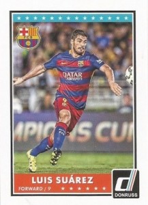 2015 Panini Donruss Soccer Base Suarez