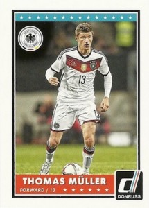 2015 Panini Donruss Soccer Variation Muller