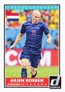 2015 Panini Donruss Soccer Variation Robben