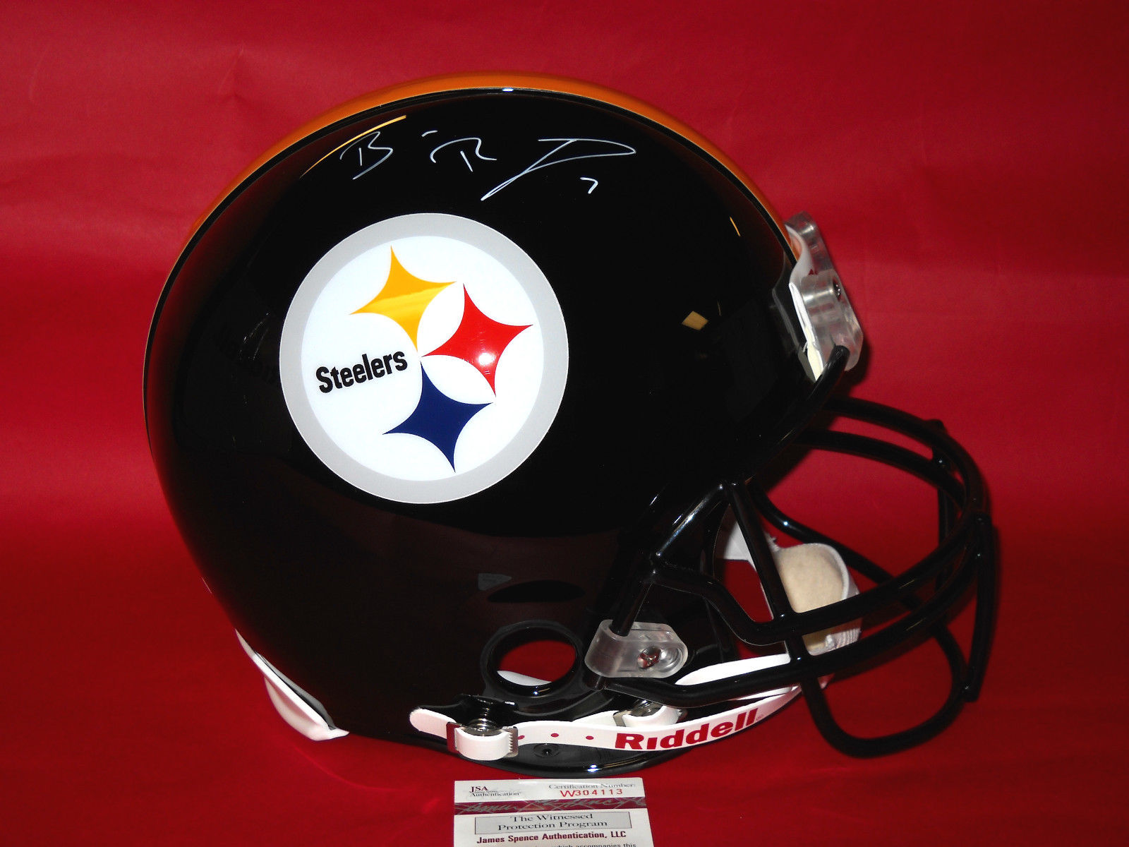 : Ben Roethlisberger Signed Mounted Memories Football