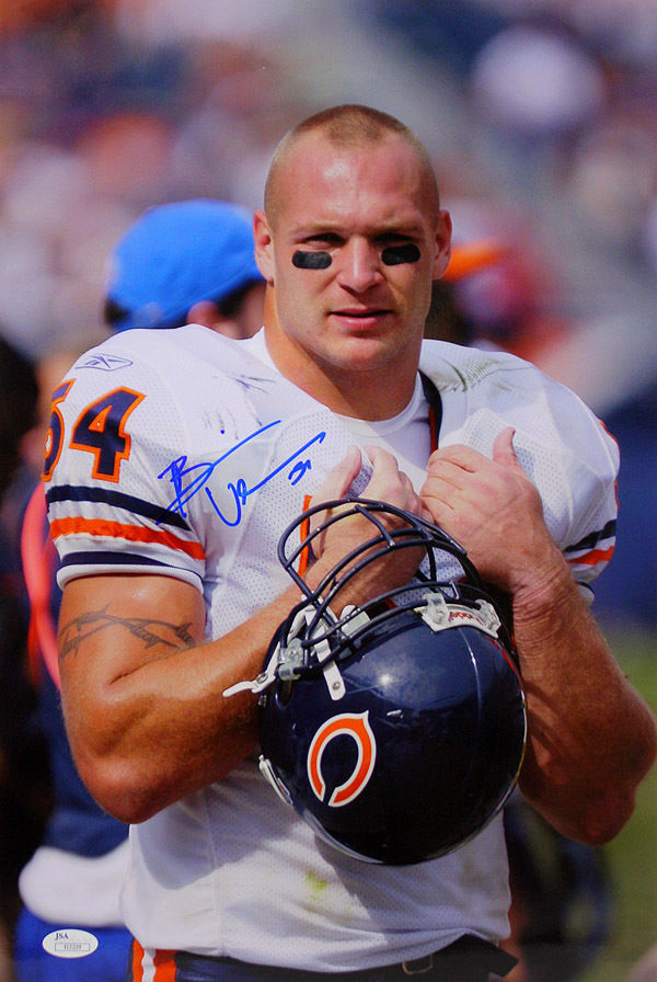 Brian Urlacher Rookie Cards Checklist, Autographed Memorabilia