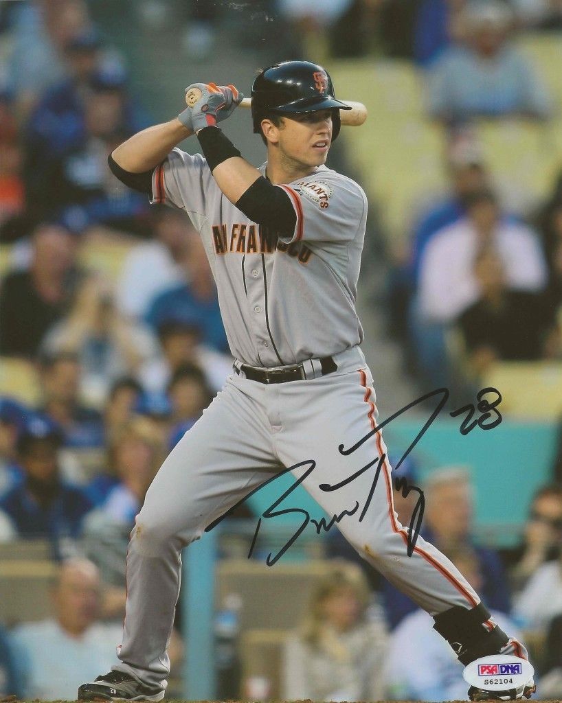 Buster Posey San Francisco Giants #28 with Signature Jersey Patch