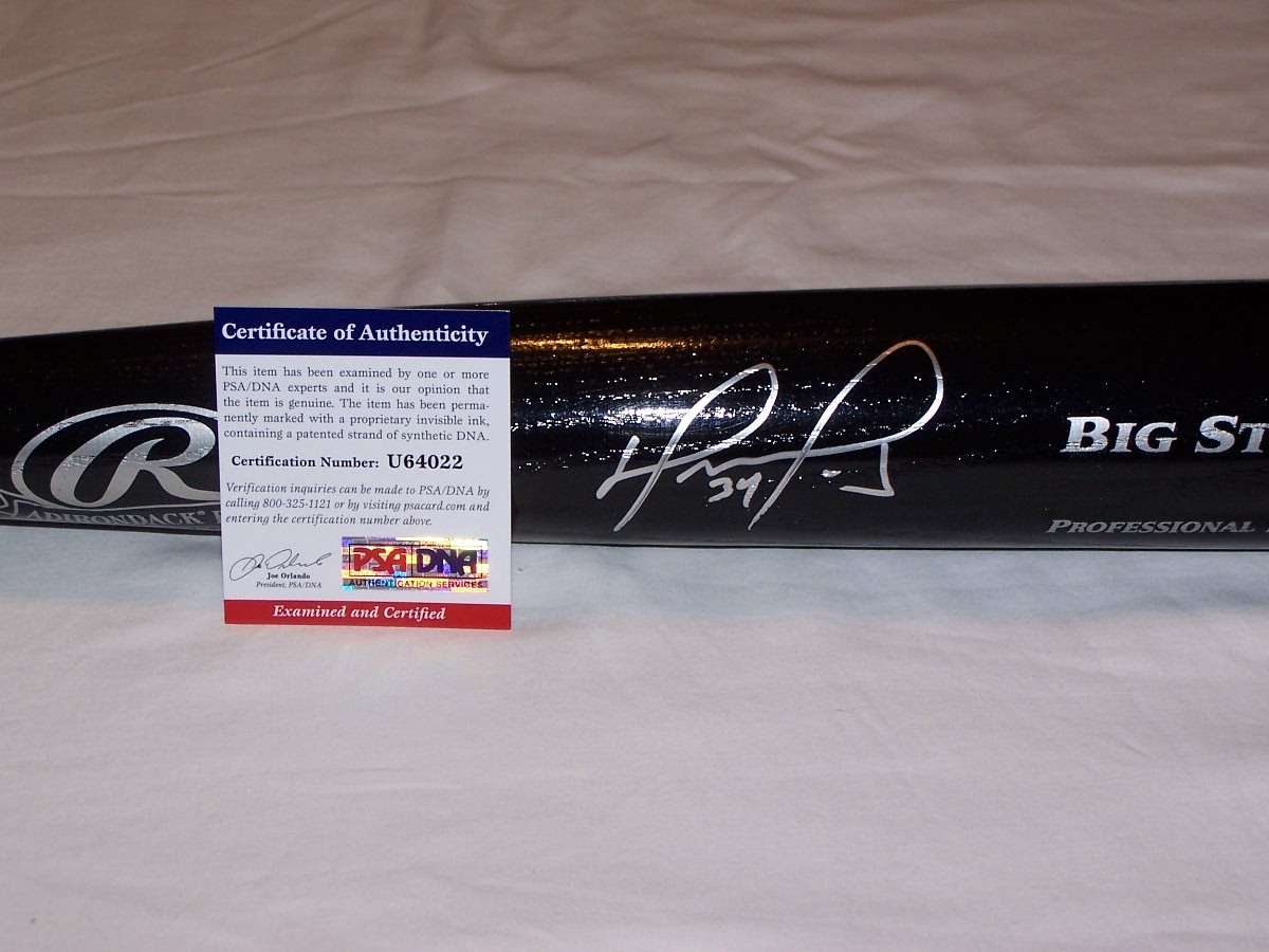 Manny Ramirez David Ortiz Big Papi Rare PSA/DNA Custom