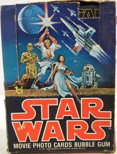 star wars collector cards 1977 value