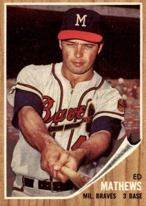 Top Eddie Mathews Baseball Cards, Rookies, Vintage