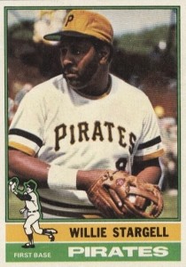 1966 Topps #255 Willie Stargell Pittsburgh Pirates Baseball Card Low Grade