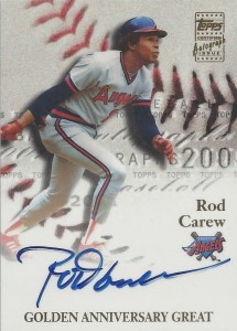 Rod Carew Price List - Supercollector Catalog