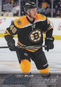 2015-16 Upper Deck Series 1 Hockey Young Guns RC Colin Miller