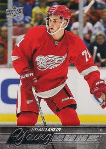 2015-16 Upper Deck Series 1 Hockey Young Guns RC Dylan Larkin