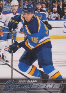 2015-16 Upper Deck Series 1 Hockey Young Guns RC Fabbri