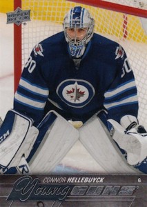 2015-16 Upper Deck Series 1 Hockey Young Guns RC Hellebuyck