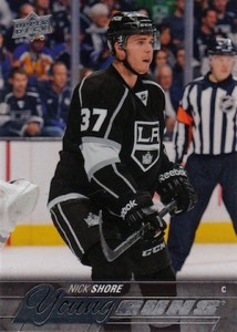 2015-16 Upper Deck Series 1 Hockey Young Guns RC Nick Shore