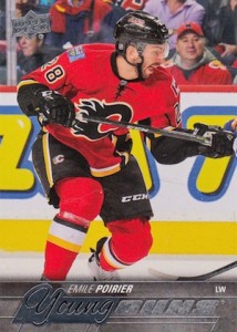 2015-16 Upper Deck Series 1 Hockey Young Guns RC Poirier