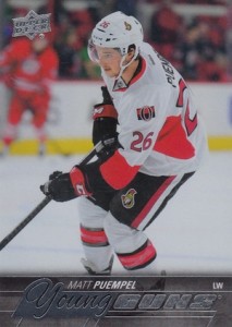 2015-16 Upper Deck Series 1 Hockey Young Guns RC Puempel