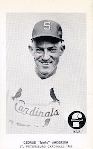 1975 Topps Sparky Anderson Alternate2  Sparky anderson, Cincinnati reds,  Baseball players