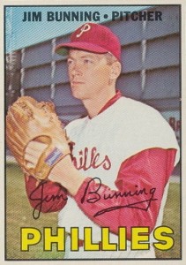 Jim Bunning Pittsburgh Pirates Custom Baseball Card 1969 Style 