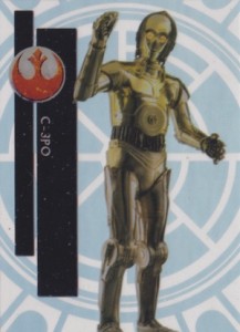 2015 Topps High Tek Star Wars Base C-3PO