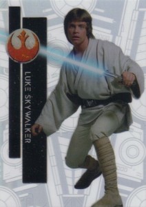 2015 Topps High Tek Star Wars Star Destroyer Luke Skywalker