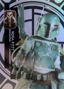 2015 Topps Star Wars High Tek Variation 44A Boba Fett