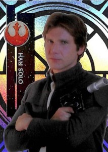 2015 Topps Star Wars High Tek Variation Han Solo 3A