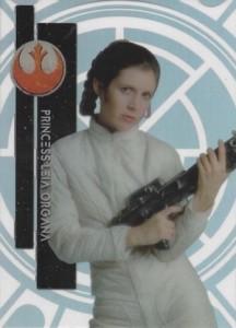 2015 Topps Star Wars High Tek Variation Leia 1A