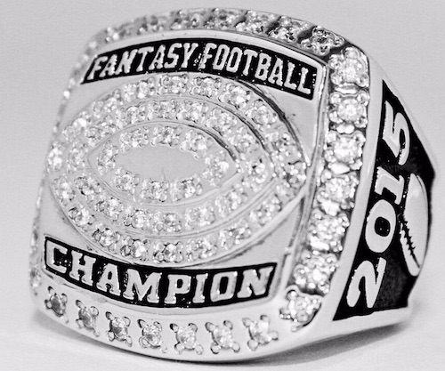 : 2022 Fantasy Football Championship trophy Ring