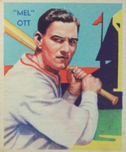 Top 10 Mel Ott Baseball Cards, Vintage, Rookies