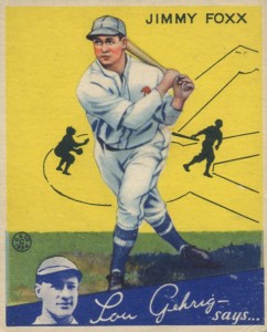  2011 Topps CMG Reprints #CMGR-15 Jimmie Foxx Goudey  Philadelphia Athletics Baseball Card NM-MT : Collectibles & Fine Art