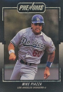 1992 Fleer Update #U-92 MIKE PIAZZA Rookie Reprint card Los