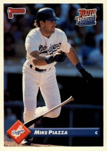 Sold at Auction: (Mint) 1992 Bowman Mike Piazza Rookie #461 Baseball Card -  HOF - Los Angeles Dodgers