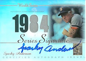  2003 Topps All-Time Fan Favorites Baseball Card #43 Sparky  Anderson : Collectibles & Fine Art