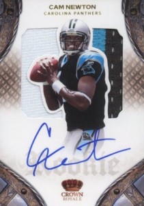 cam newton jersey card