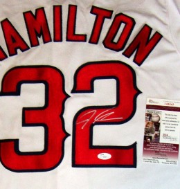 Josh Hamilton Signed Jersey 3
