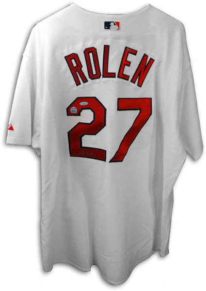 Scott Rolen Autographed Cardinals White Replica Jersey