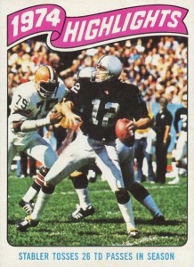 Ken Stabler (d.2015) New Orleans Signed 1983 Topps #118 Football Card  Autograph