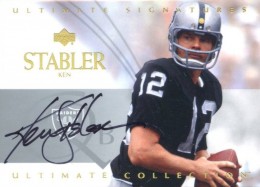 Ken Stabler Signed Auto 1982 Topps #105 Football Card Autograph