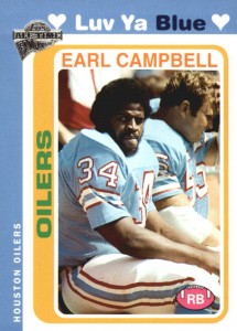 Earl Campbell Houston Oilers Mitchell & Ness Youth 1980 Gridiron