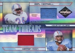 2009 TOPPS POSTSEASON PATCH EARL CAMPBELL 1980 PRO BOWL PATCH MINT